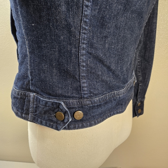 J. Crew Cropped Denim Jacket Medium - Picture 7 of 11